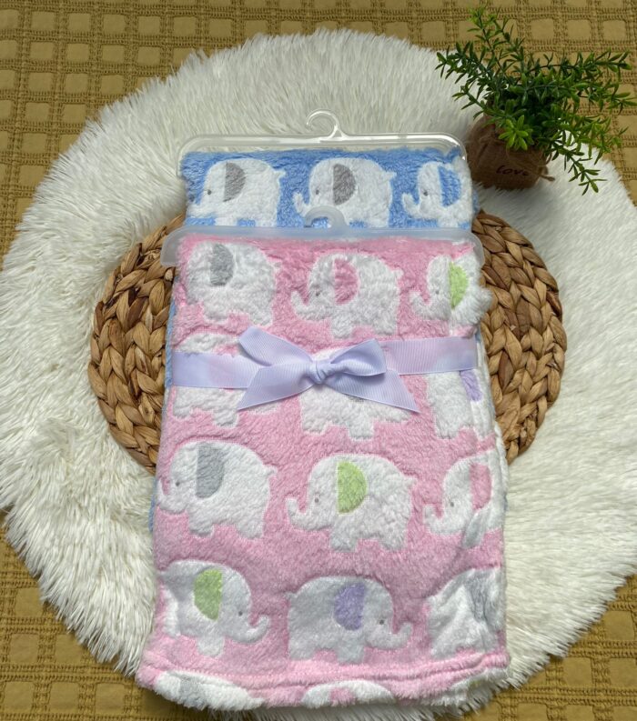 Manta Peluche Elefante