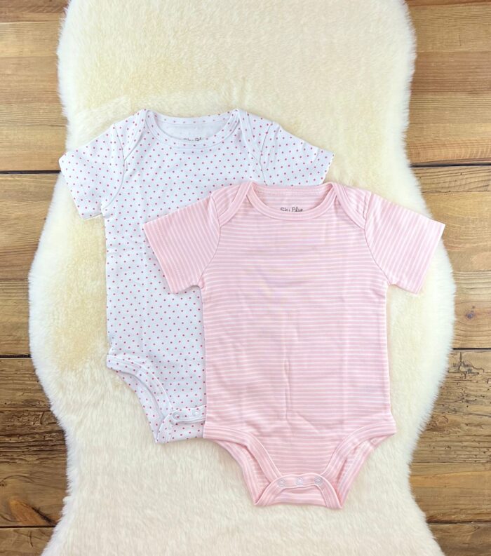 Pack Body Manga Corta x 2 Uni T.12/18 Meses