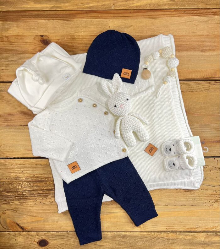 Ajuar Caja Completa Natal en Hilo de Algodón